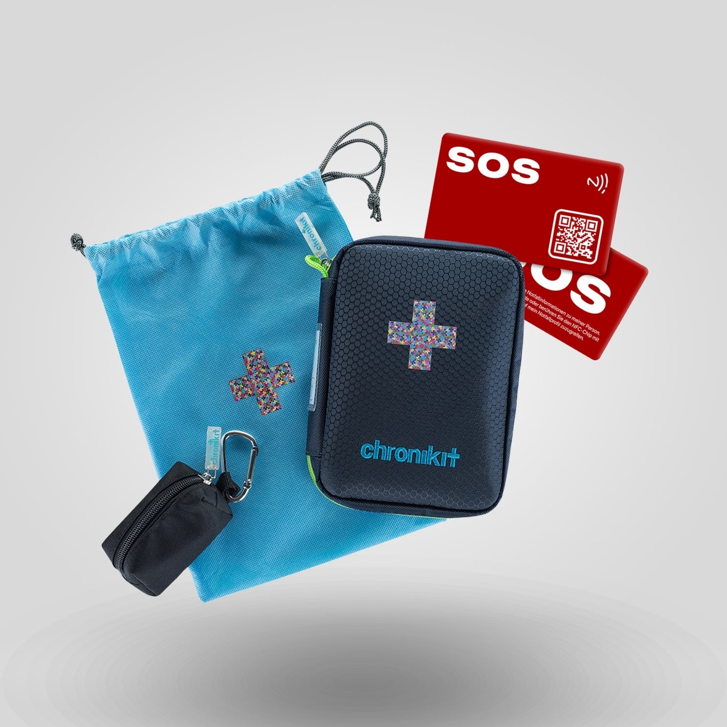 Asthma & Allergie Notfall-Set + SOS-Karte
