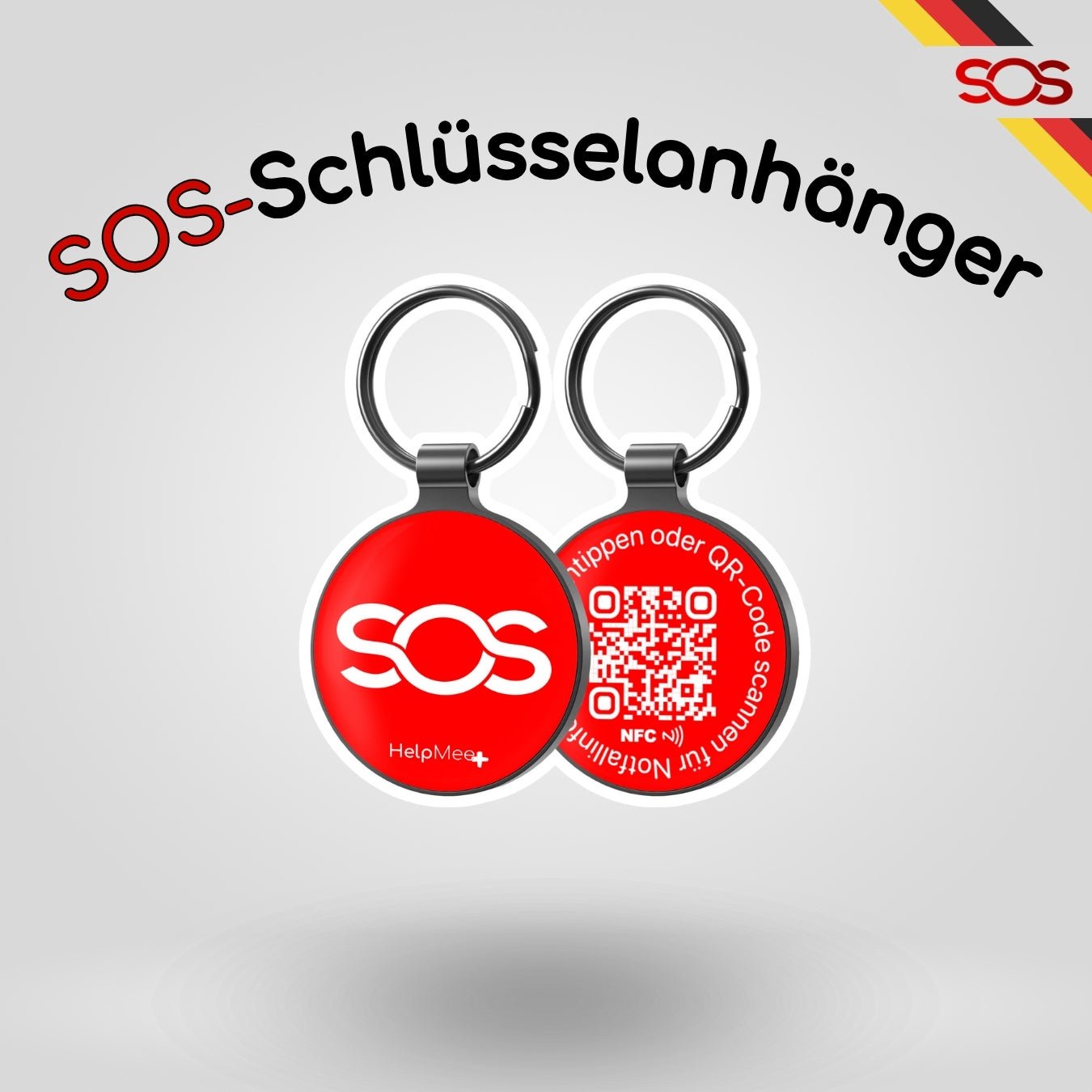 SOS Schlüsselanhänger - HelpMee