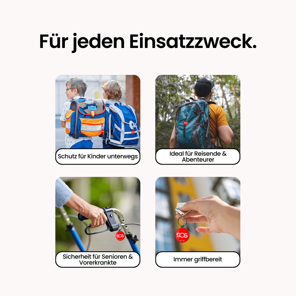 SOS Schlüsselanhänger - HelpMee