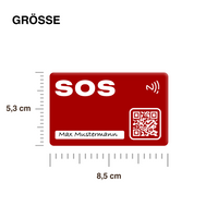 Notfall SOS Karte