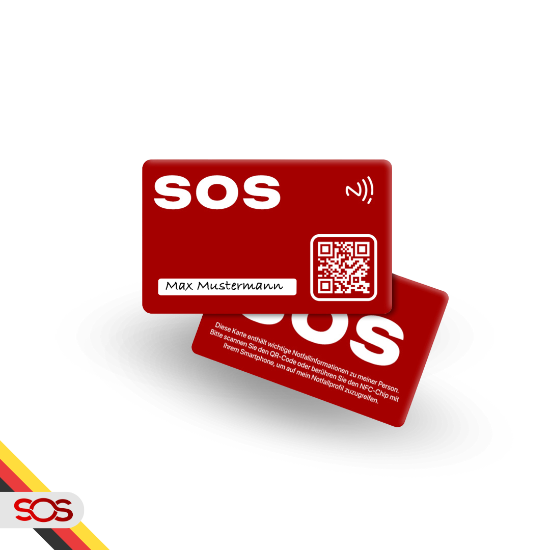 Notfall SOS Karte