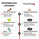 SOS Notfall-Armband Kids