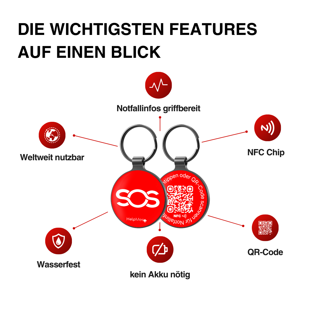 SOS Schlüsselanhänger