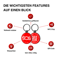 SOS Schlüsselanhänger