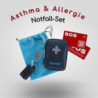 Asthma & Allergie Notfall - Set + SOS - Karte - HelpMee