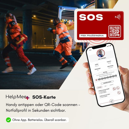 HelpMee SOS Karte - HelpMee