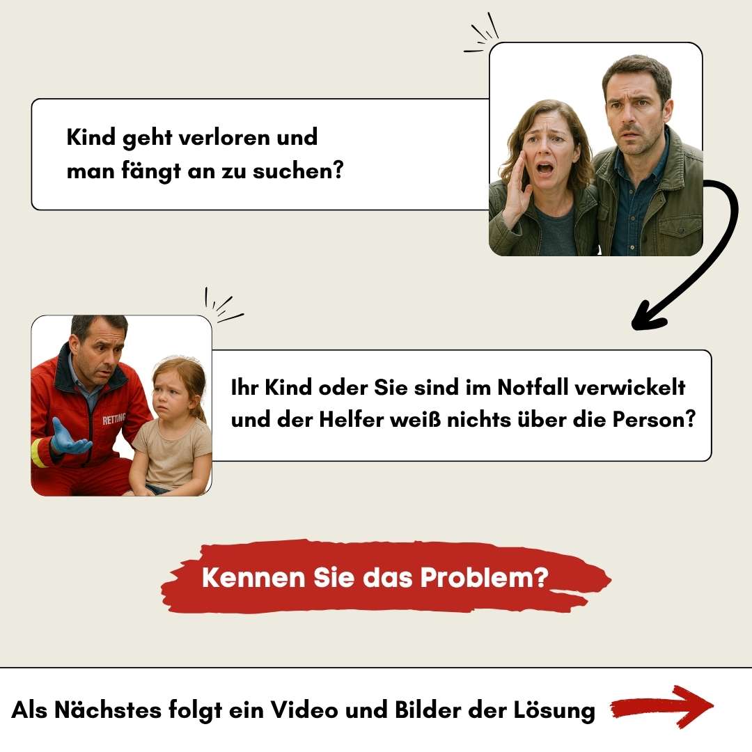 Kinder - Sicherheits - Set mit digitalen Helfer - Infos - HelpMee