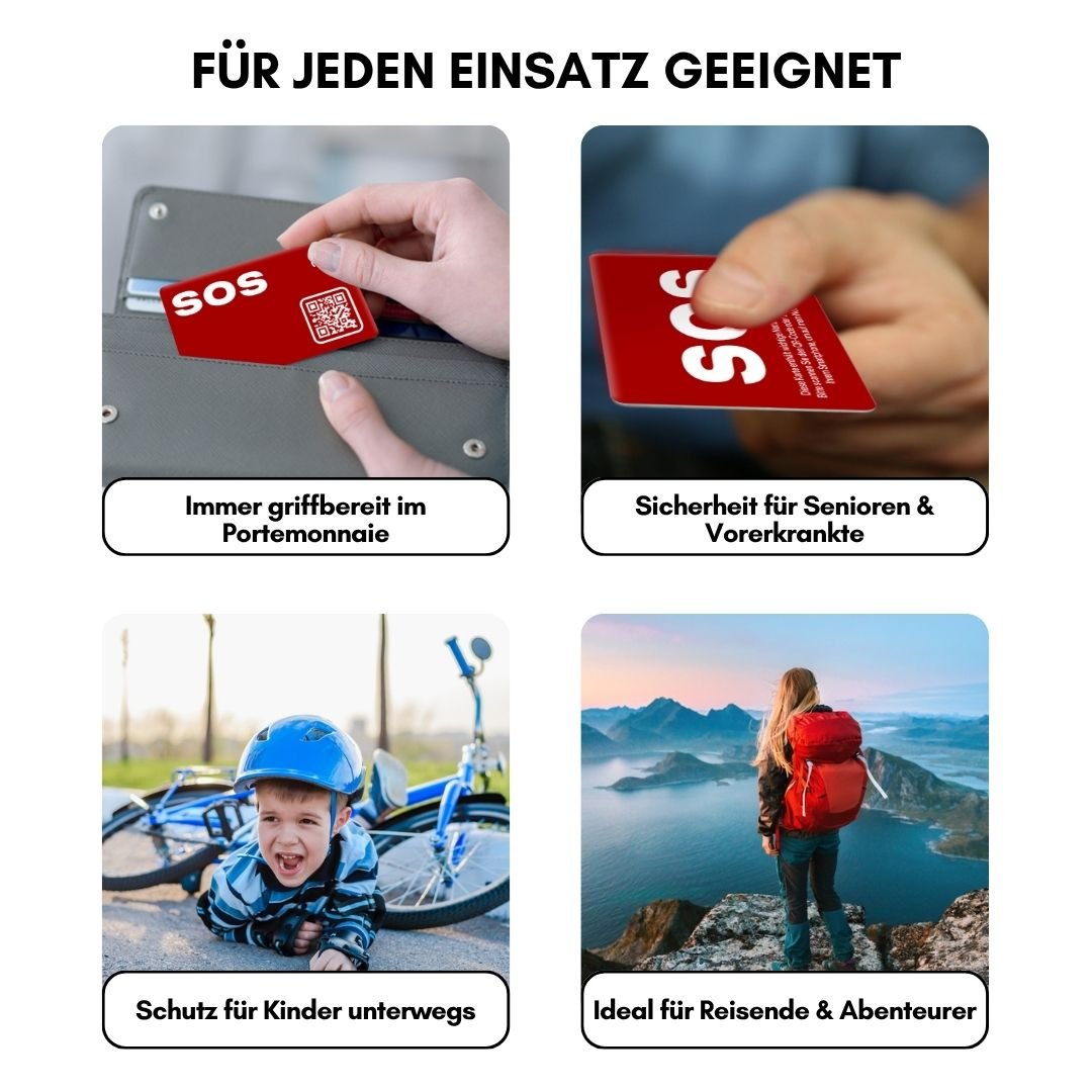 Notfall SOS Karte - HelpMee