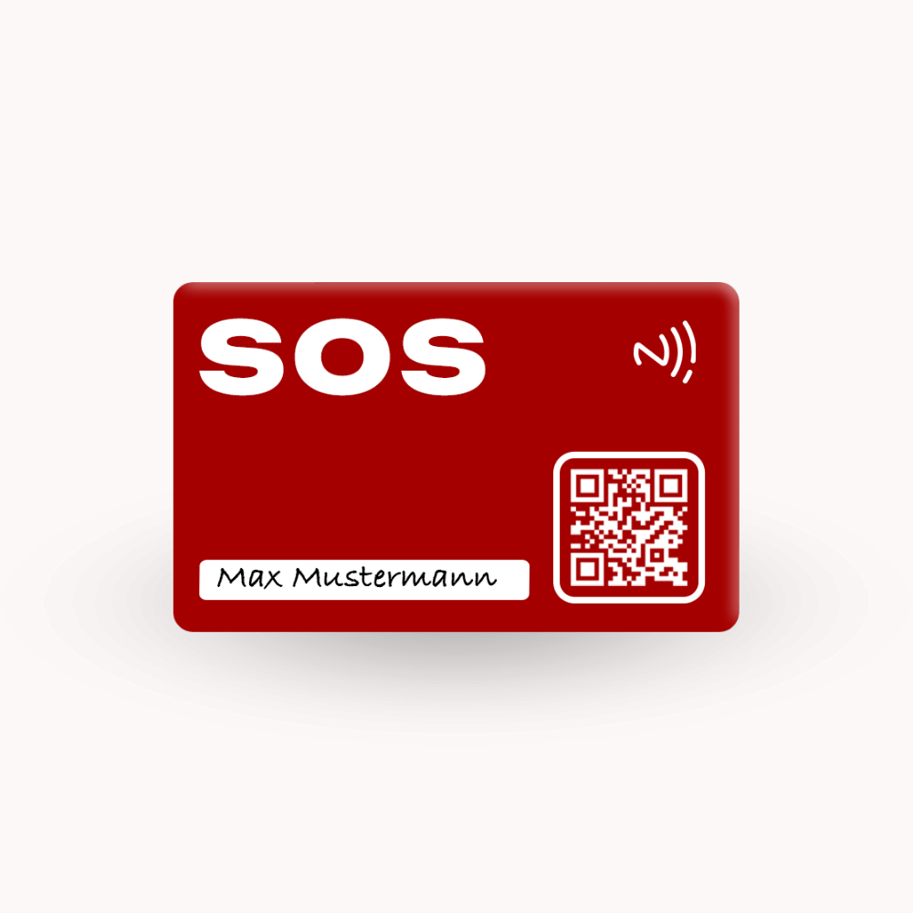 Notfall SOS Karte