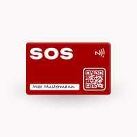 Notfall SOS Karte - HelpMee