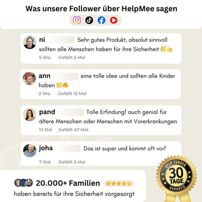 SOS Schlüsselanhänger - HelpMee