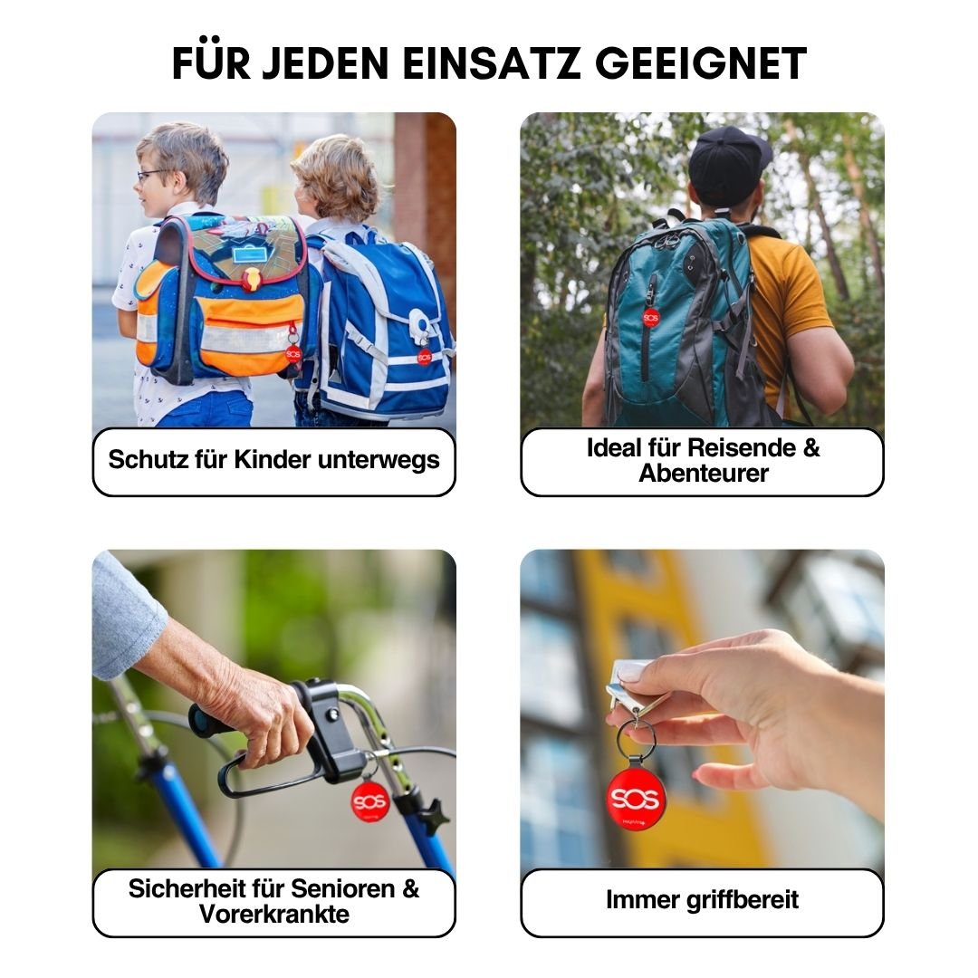 SOS Schlüsselanhänger - HelpMee