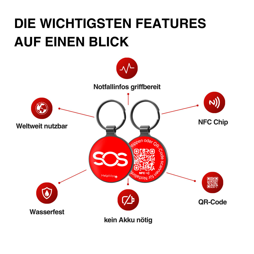 SOS Schlüsselanhänger