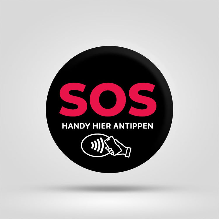 SOS Notfall Sticker