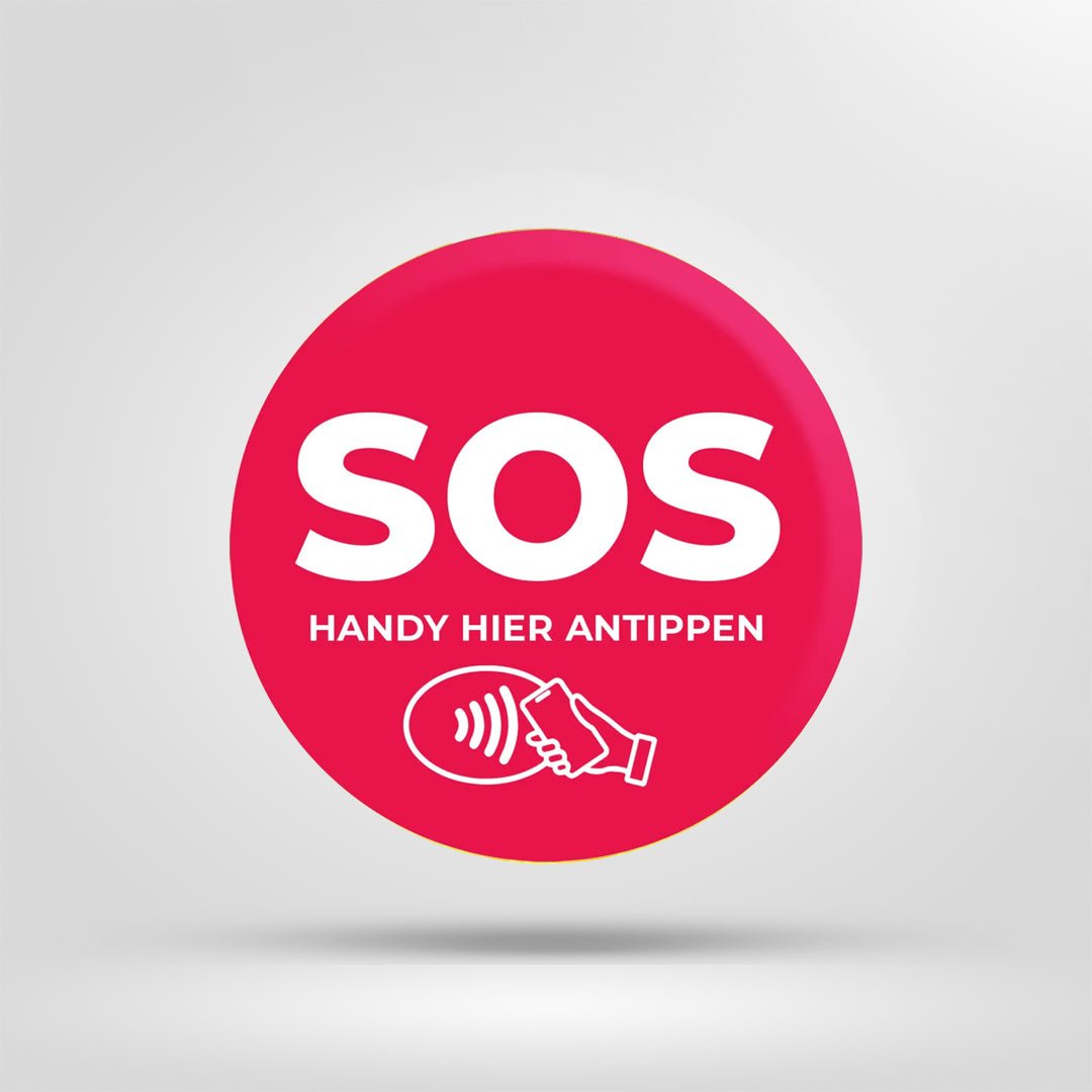 SOS Notfall Sticker